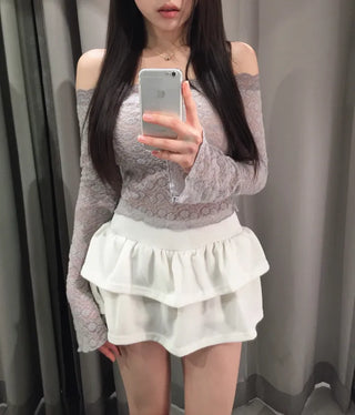 Rare antique lace off top