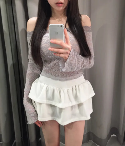Rare antique lace off top