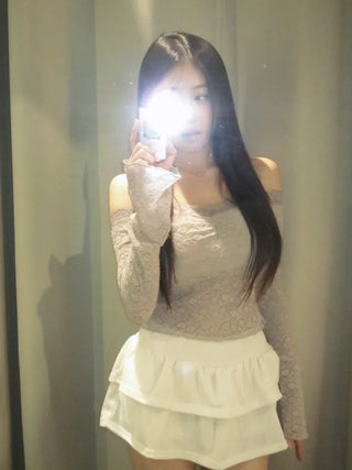 Rare antique lace off top