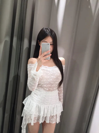 Rare antique lace off top