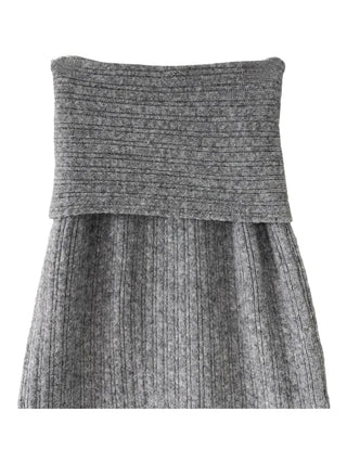 knit folding skirt