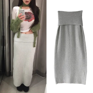 knit folding skirt