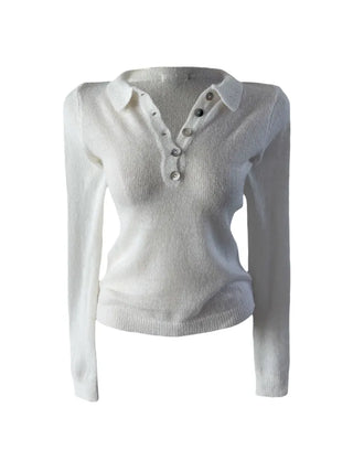 Eli See-through Wool Kara Knit