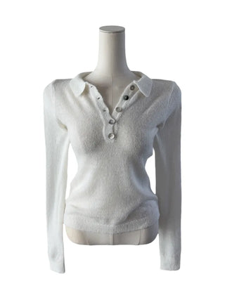 Eli See-through Wool Kara Knit