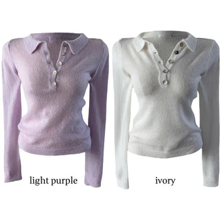 Eli See-through Wool Kara Knit