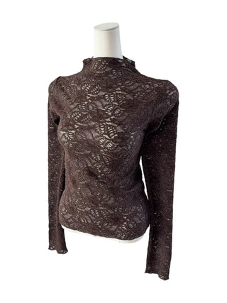 Babian lace half-neck top