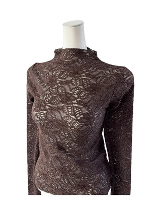 Babian lace half-neck top