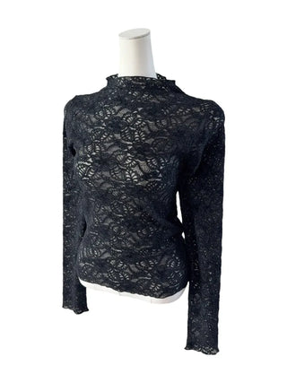 Babian lace half-neck top