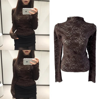 Babian lace half-neck top