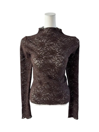 Babian lace half-neck top