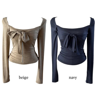 Glam Up Ribbon Square T