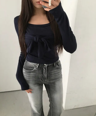 Glam Up Ribbon Square T