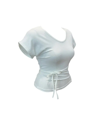 Bering belt strap ribbon short sleeve T