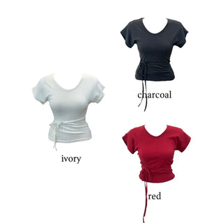 Bering belt strap ribbon short sleeve T