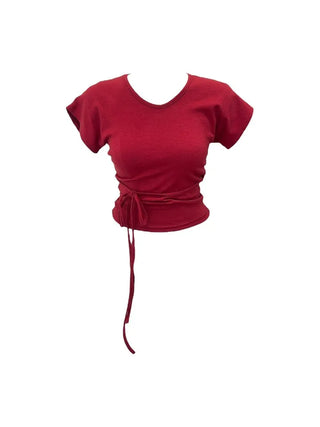 Bering belt strap ribbon short sleeve T