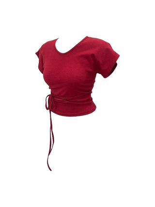 Bering belt strap ribbon short sleeve T