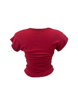 Bering belt strap ribbon short sleeve T