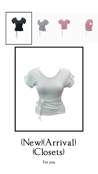 Bering belt strap ribbon short sleeve T