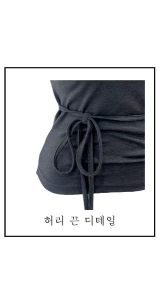 Bering belt strap ribbon short sleeve T