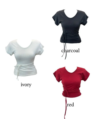 Bering belt strap ribbon short sleeve T