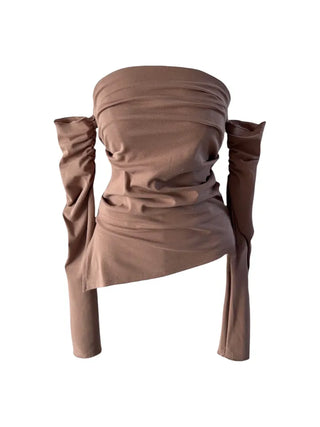 Michelle Warmer Top Shirring BL Michelle Warmer Top Shirring Blouse