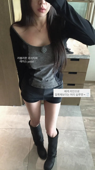 Blyn Rose Long Sleeve T