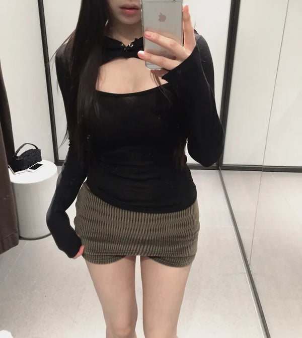 Piece split colored hoodie