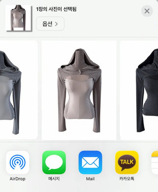 Piece split colored hoodie