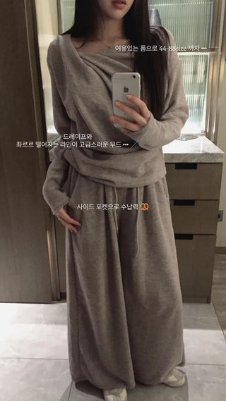 Laella twisted shirring loose set