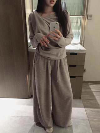 Laella twisted shirring loose set