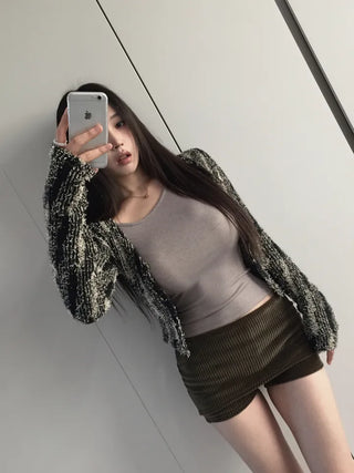 Gio One Shoulder Corset Strap T