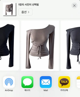 Gio One Shoulder Corset Strap T