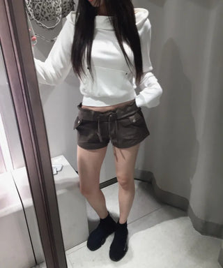 Moive off-pocket hoodie