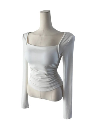 Dimir Square Neck Shirring T