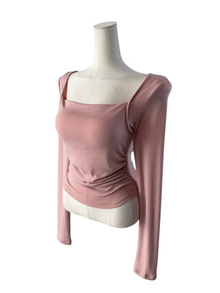 Dimir Square Neck Shirring T