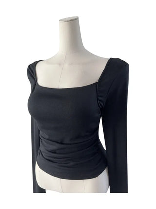 Dimir Square Neck Shirring T