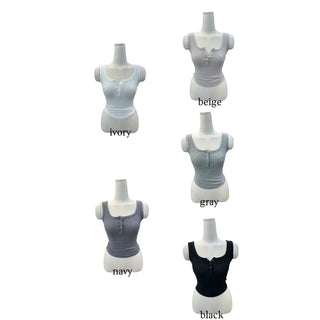 Vere button sleeveless Vere button sleeveless