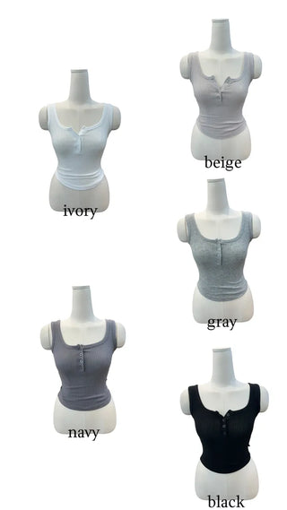 Vere button sleeveless Vere button sleeveless