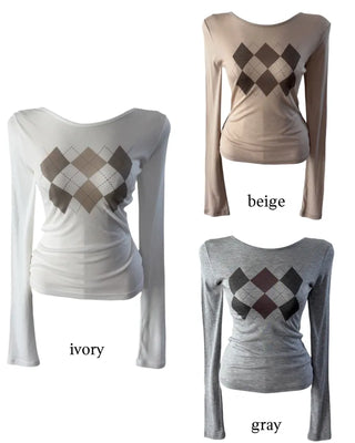 Diamond Argyle Slim T