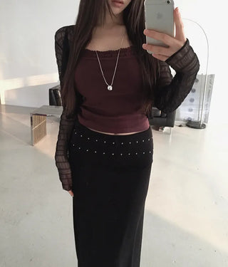 Roy Stud Skirt