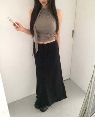 Wish hool strap holterneck top