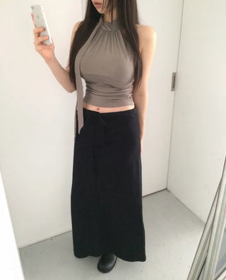 Wish hool strap holterneck top
