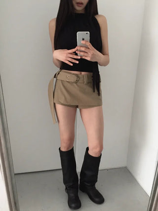 Wish hool strap holterneck top