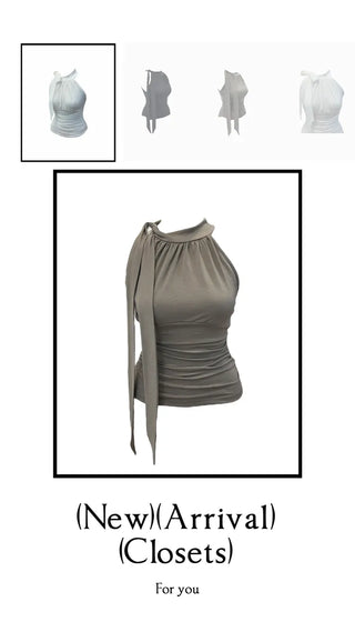Wish hool strap holterneck top