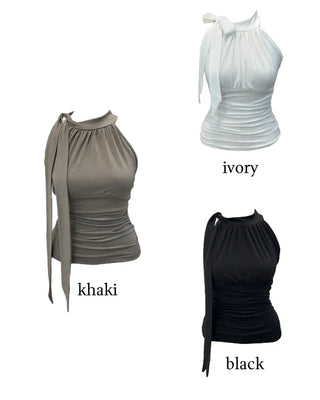 Wish hool strap holterneck top