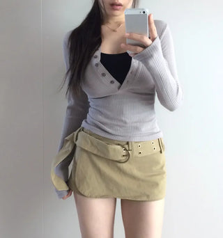 Billy Volume Long Sleeve Knit