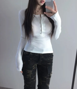 Billy Volume Long Sleeve Knit