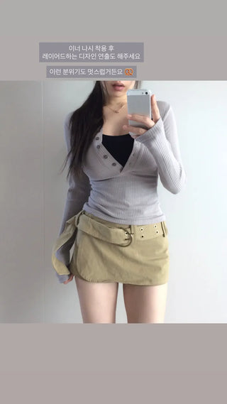 Billy Volume Long Sleeve Knit