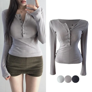 Billy Volume Long Sleeve Knit