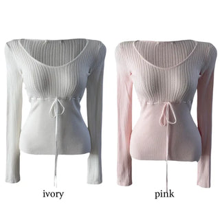 lira ribbon strap knit